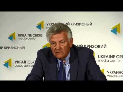 Vasyl Kalymon. Ukraine crisis media center, 27th of June 2014