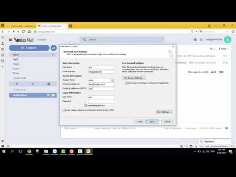 Video: Cách Thiết Lập Outlook Trên Yandex