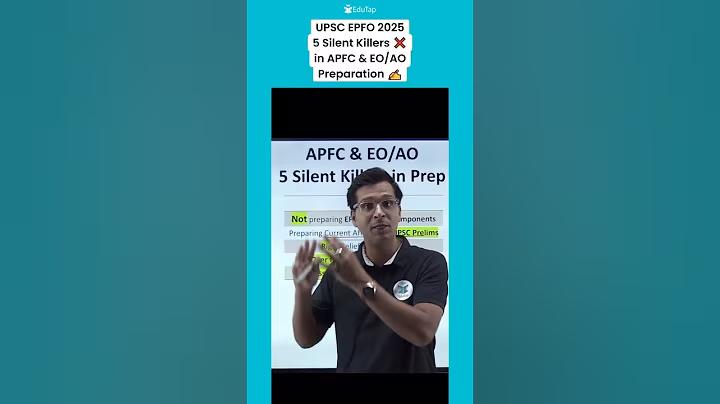 Mistakes to Avoid in UPSC EPFO 2025 Preparation | How to Prepare for UPSC EPFO Exam | UPSC EPFO Prep