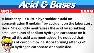 Exam Acid Base Grade 11