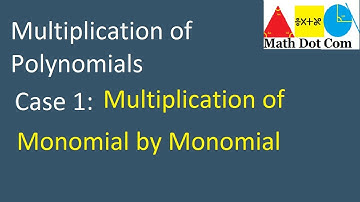 Multiplication of Monomials with Multiple Variables | Case 1 | Algebra | Math Dot Com