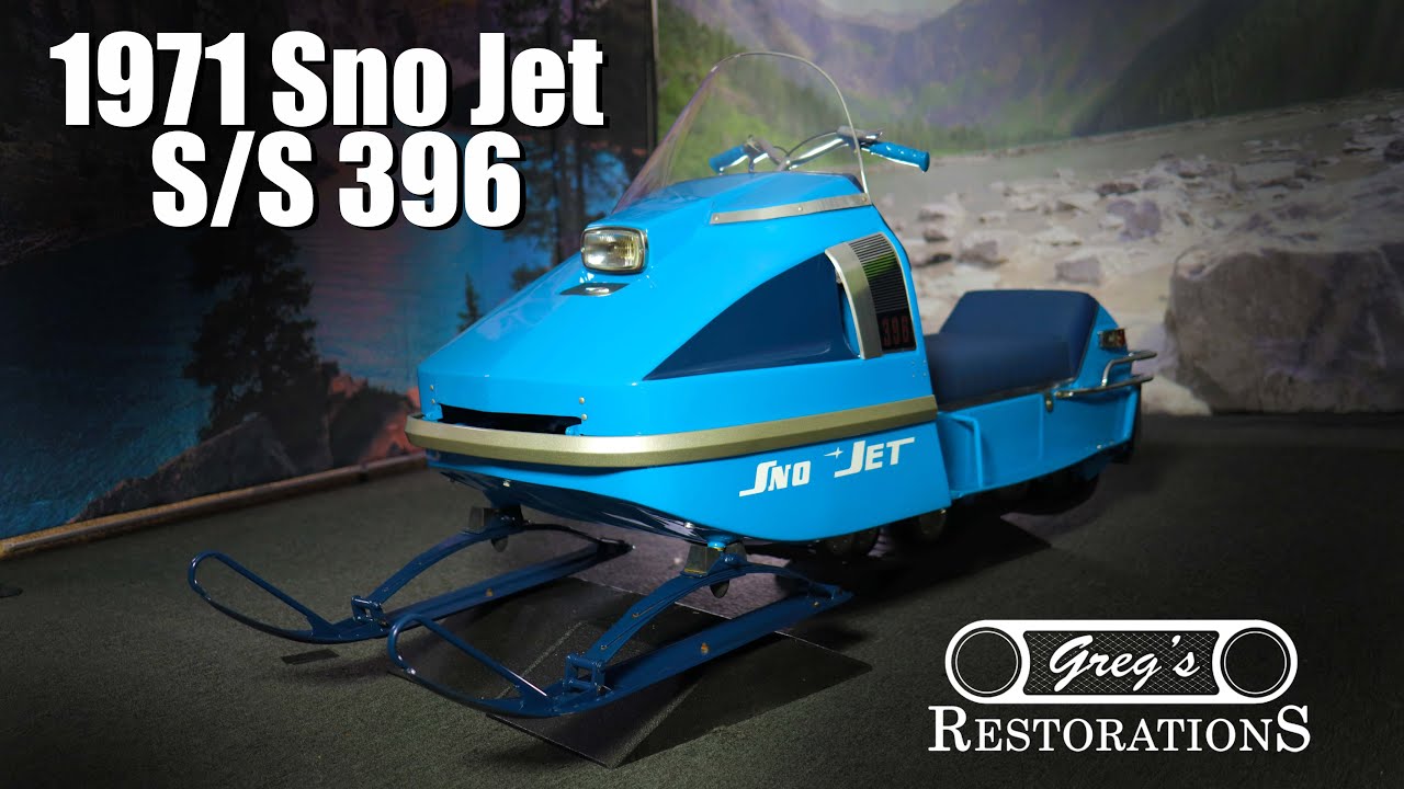 1971 SNO JET SS 396 SNOWMOBILE RESTORATION YouTube 1971 SNO JET SS 396 SNOWMOBILE RESTORATION YouTube