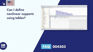[EN] FAQ 004503 | Can I define nonlinear supports using tables?