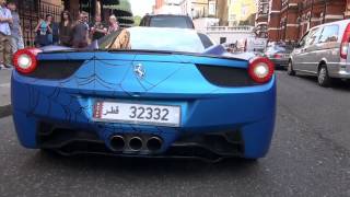 This ferrari had a lot of trouble trying to park. be fair the owner he
was under pressure from cars behind and crowd forming whilst ...