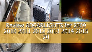Review ADCARLIGHTS for 2009 2010 2011 2012 2013 2014 2015 2016 2017 2018 Dodge Ram Headlight Assembl