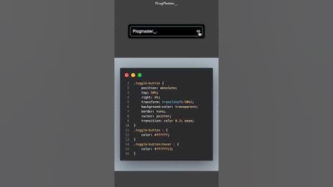 Creating Password input Box with hide and show option By Using HTML, CSS & JAVASCRIPT #html5 #css
