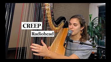 Creep - Radiohead (Harp Cover // Pia Salvia)