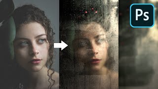 Create Realistic Wet Glass Effect in Photoshop! screenshot 3