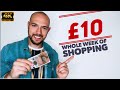 £10 WEEKLY FOOD SHOP | FAT LOSS on a budget | 2500 calories