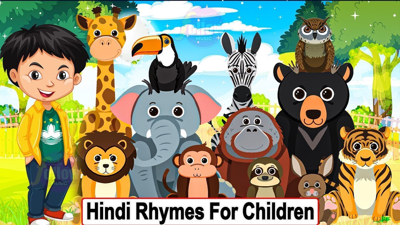 Top Hindi Nursery Rhymes For Kids | Top Hindi Poems | 3D Animated Hindi ...