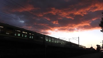 Dart train numbers 8139 + 8306 - Burrow Road, Dublin