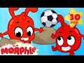 Morphle Plays Soccer - My Magic Pet Morphle | Cartoons For Kids | Morphle TV | Mila and Morphle