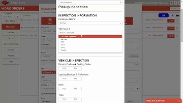 How to Attach and Inspection to a Work Order Task- REDLIST