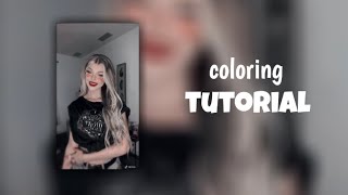 kinda dark coloring tutorial for aesthetic fanpages | AestheticsWithMe screenshot 5