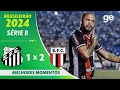 Santos 1 x 2 botafogosp  melhores momentos  8 rodada brasileiro srie b 2024  geglobo