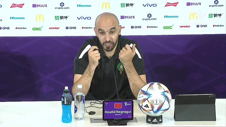 🔴 بث مباشر | اللقاء الإعلامي ل الناخب الوطني وليد الركراكي بعد مباراة المغرب - كندا