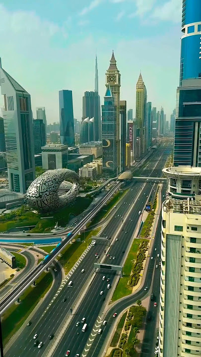 Habibi, come to Dubai… this view says it all! 🇦🇪✨ #trustonallah #dubai