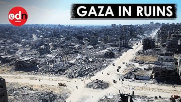 New Drone Footage Shows the Scale of Gaza’s Devastation Two Years Later