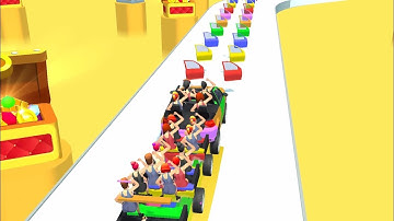 ASSEMBLE RUN 3D game MAX LEVEL 🌈🚗👸 Gameplay All Levels Walkthrough iOS, Android New Game Update Pro