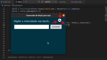 TKinter -  Botão com Figura | Conversor de Velocidade | Parte 6