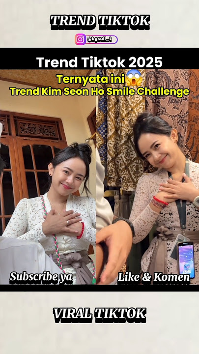 Trend Senyum Ayu Puspa || Trend smile kim ho Challenge || #trendtiktok #viraltiktok