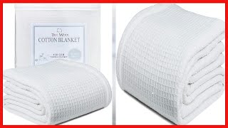 Experience Comfort and Breathability with the TreeWool Queen Cotton Blanket