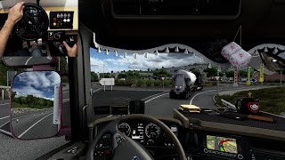 Bayonne Destino Espanha Saragoça - Euro Truck Simulator 2 | Volante Thrustmaster T300RS screenshot 1