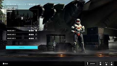 Halo Infinite technical Preview all MA40 Assult Rifle weapon drills