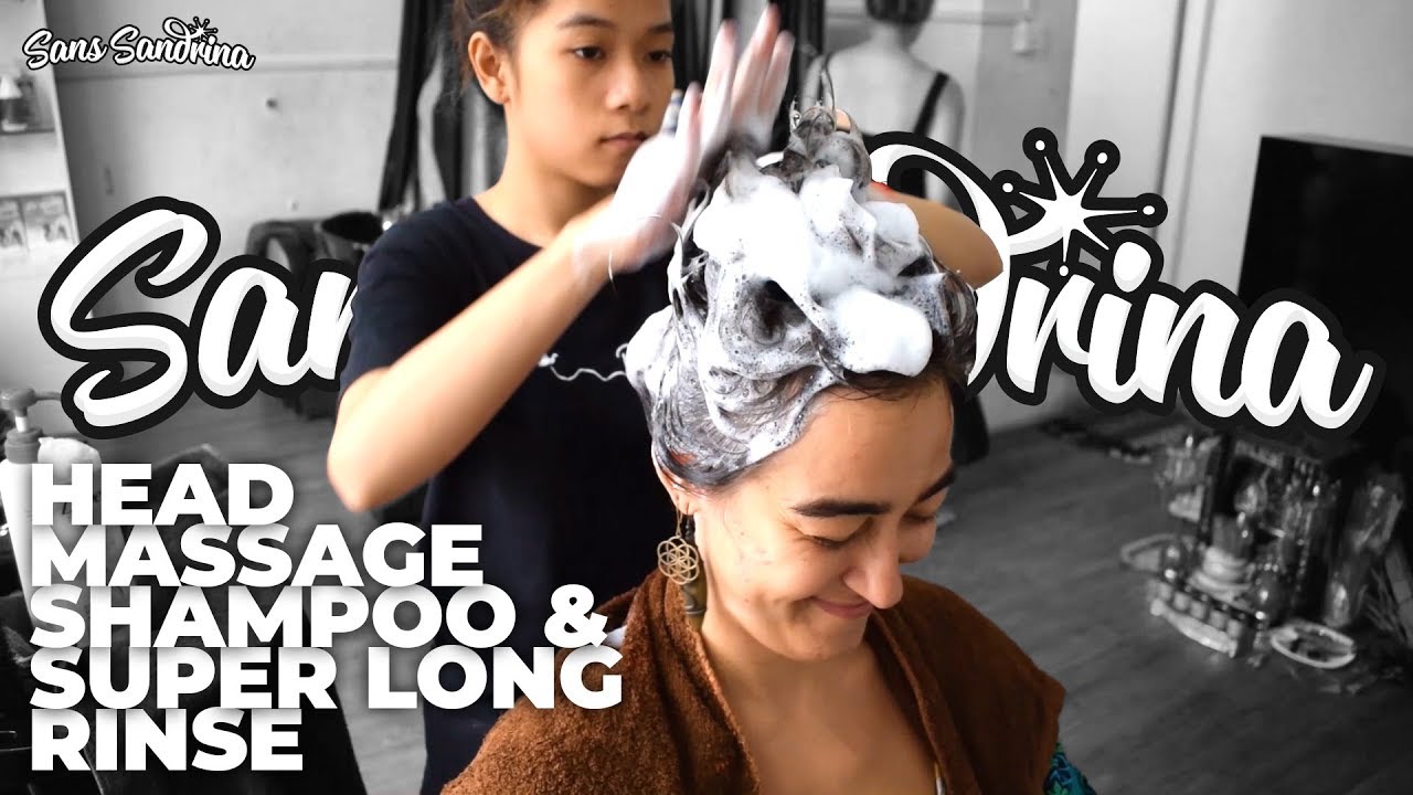 Karmic Shampoo and Star rinse with relaxing head massage - ASMR open ...