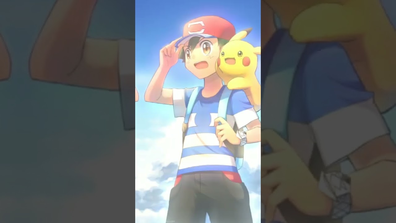Pokemon Ash×Pikachu Whatsapp Status
