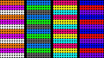 156 Colors RTTB Marble Race ASMR In Algodoo