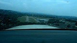 Cessna C-152 'touch-n-go' in 'light rain' at Windham Airport, CT
