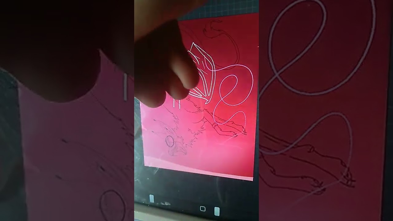 skull dog Drawing {kiddo}