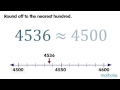 Rounding Numbers to the Nearest 100
