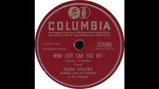 Watch Frank Sinatra How Cute Can You Be video