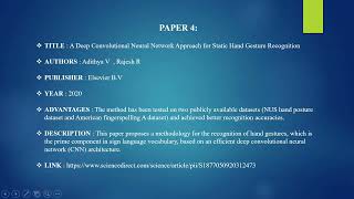 Hand Gesture Recognition using CNN