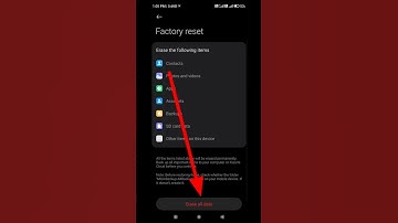 How to mobile factory reset in poco m2 pro #shorts