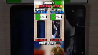 iPhone 17 pro max VS XIAOMI 15 T ULTRA BATTERY TEST #applesmartphone