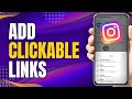 How To Add Clickable Links On Instagram [2 Methods]