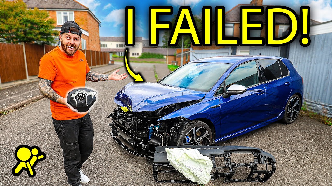 REBUILDING MY CRASH DAMAGED MK8 GOLF R - YouTube