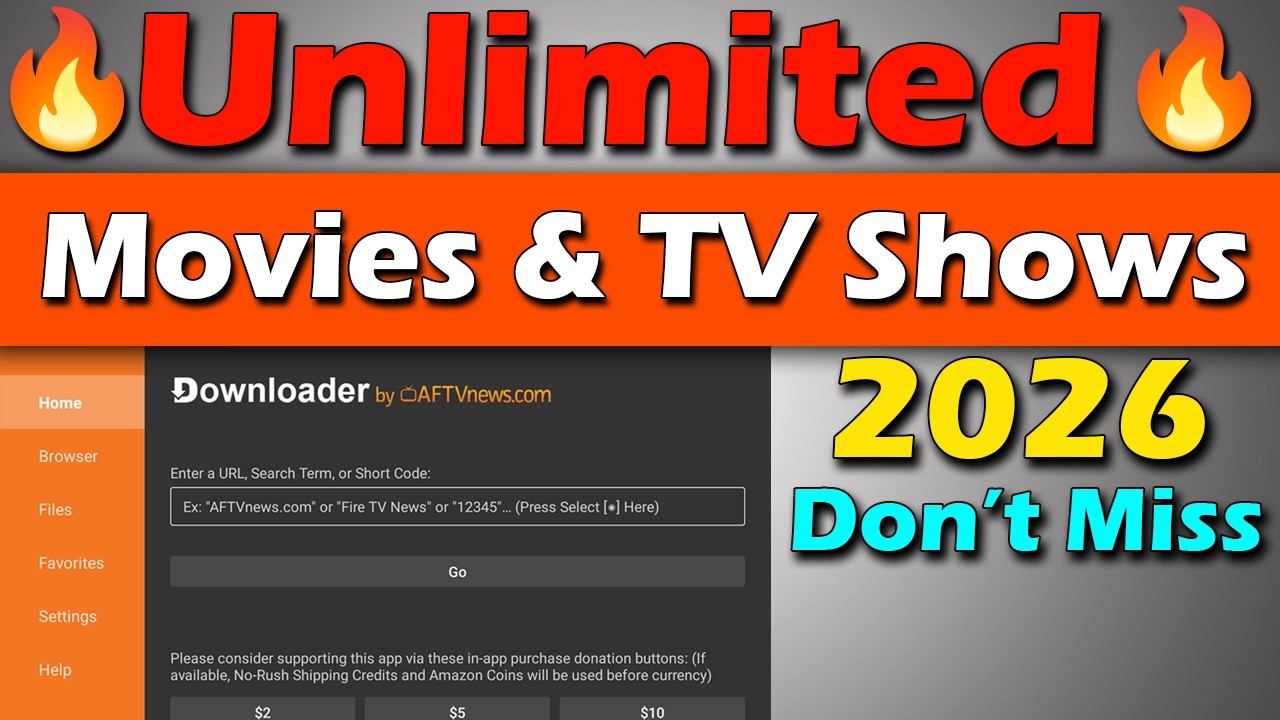🔥 Unlimited Movies & TV Shows for Any Firestick In 2026 🔥 #firesticktv