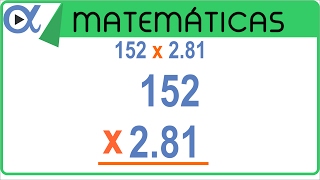 Multiplication with a decimal point: example 1 of 3 | Arithmetic - Virtual