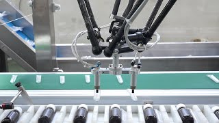 Automatic medicine spoon feeder integrated bottle carton packing machine