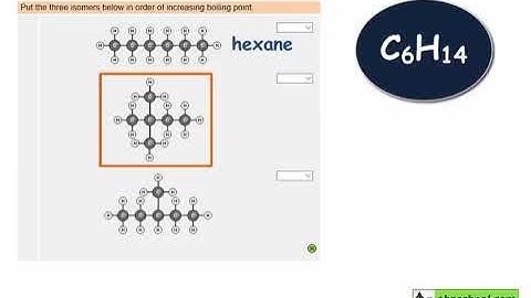 Alkanes - 1.09 Alkanes - Isomers - Branching and Boiling Points