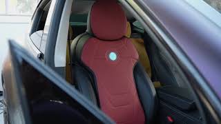 Tesla Model 3 & Model Y Custom-Fit Premium Memory Foam Seat Cushion - Red