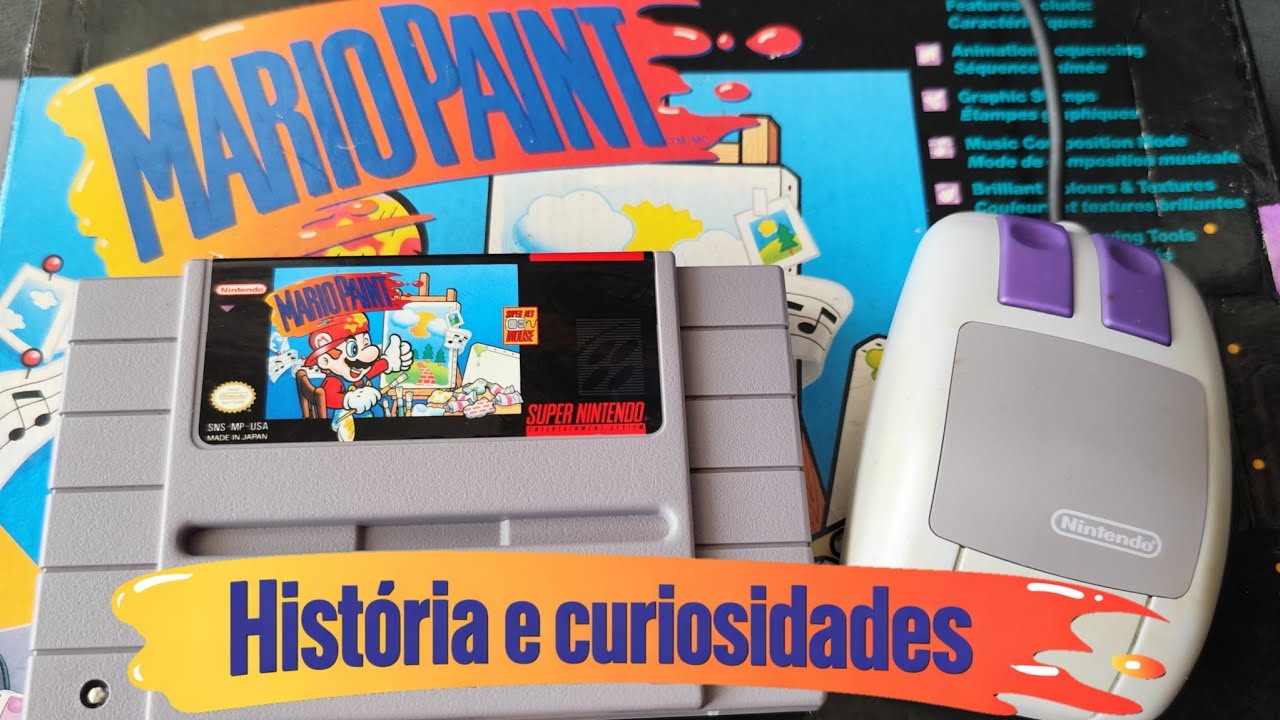 MARIO PAINT - História, curiosidades e coleção de um grande clássico do Super Nintendo