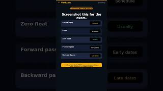 PMP Critical Path Method - Float and Schedule Exam Prep #PMP