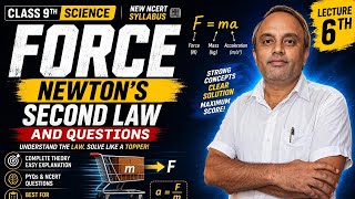 Force | Newton's Second Law And Questions | Class 9th | Lecture 6 | By Dev Sir | Dev Tutorial