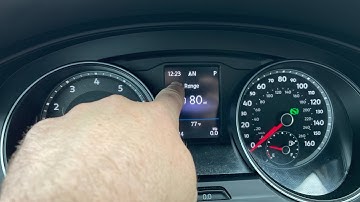 How to set the Clock on a Volkswagen Atlas