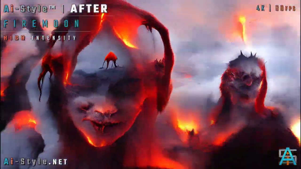 Ai-Style™ | Demo 1 | FIREMOON | HIGH Intensity | 4K | 60FPS